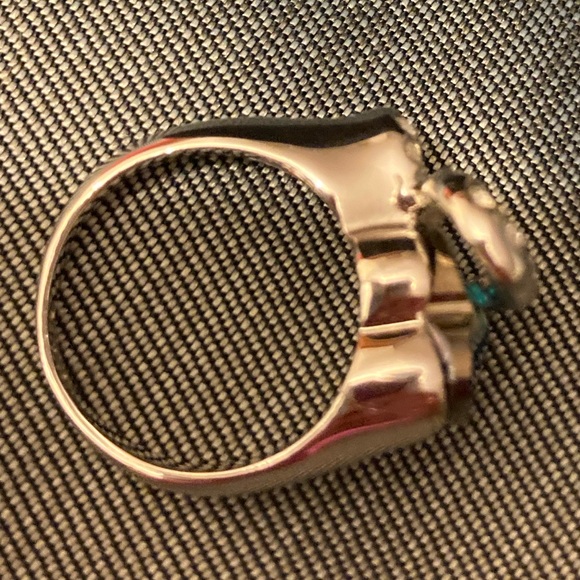 Swarovski Crystal Heart Ring, Sz 5 - Picture 3 of 3